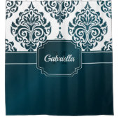 Damask Muster Duschvorhang (Vorderseite)