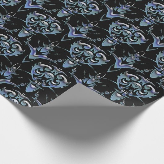 Damask Muster Geschenkpapier (Ecke)