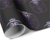 Damask Muster Geschenkpapier (Rolleneckpunkt)