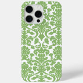 Damask Muster - Grün Weiß Case-Mate iPhone Hülle (Rückseite)