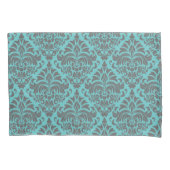 Damask Muster Kissenbezug (Vorderseite-Links)