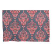 Damask Muster Kissenbezug (Vorderseite-Links)