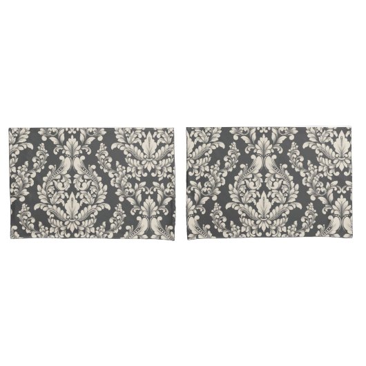 Damask Muster Kissenbezug (Vorderseite-Set)