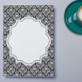 Damask Muster leer Einladung