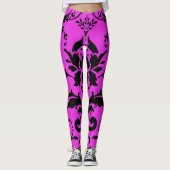 Damask Muster Leggings (Vorderseite)