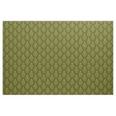Damask Muster - Olive on Dark Olive Stoff (Yard (91,4 cm))