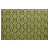 Damask Muster - Olive on Dark Olive Stoff (Fat Quarter (45,7 x 55,9 cm))