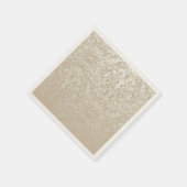 Damask Muster Paper Cocktail Napkins Serviette (Ecke)