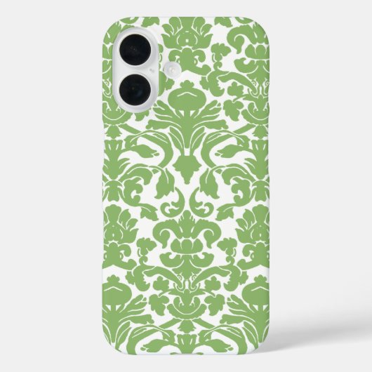 Damask Muster - Pastellgrün Case-Mate iPhone Hülle (Rückseite)