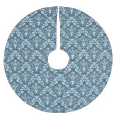 Damask Muster Polyester Weihnachtsbaumdecke (Vorderseite)