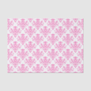 Damask Muster - Rosa Seidenpapier