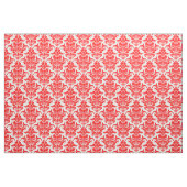 Damask Muster - Rot auf Weiß Stoff (Fat Quarter (45,7 x 55,9 cm))