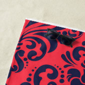 Damask Muster Strandtuch (Beispiel)