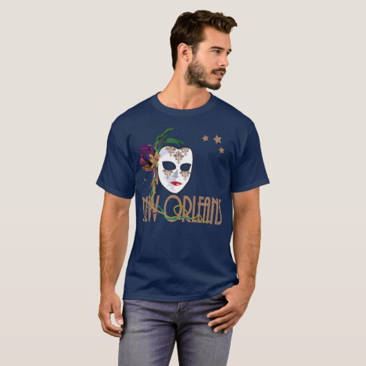 Damask New Orleans Mask T - Shirts (Vorne ganz)