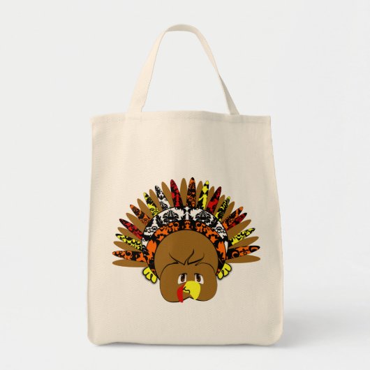 Damask #Niedlich #TURKEY #Bio Shopping Bag Tragetasche (Vorne)