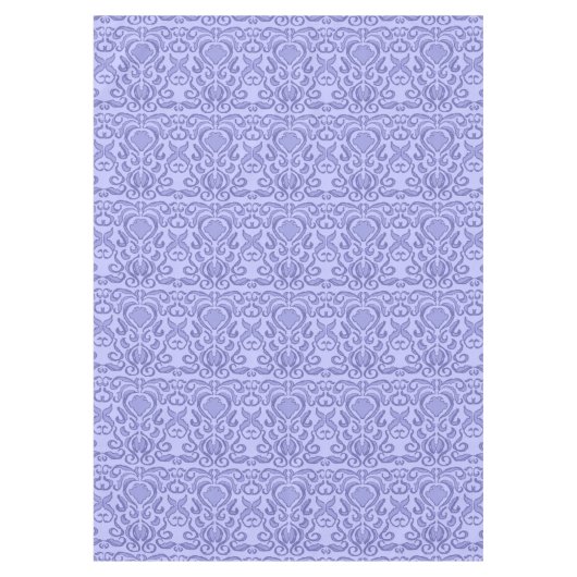 Damask Old World Veri Peri Tonal Tablecloth Tischdecke (Vorderseite)