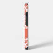 Damask orange Glutname iPhone Hülle (Linke Seite)