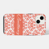 Damask orange Glutname iPhone Hülle (Rückseite (Horizontal))