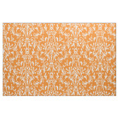 Damask Orange Stoff (Fat Quarter (45,7 x 55,9 cm))