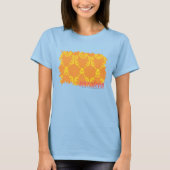 Damask Orange-Yellow 4 T-Shirt (Vorderseite)