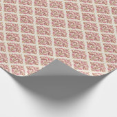 Damask orientiert bunt Vintag. Geschenkpapier (Ecke)