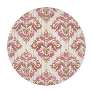Damask orientiert bunt Vintag. Schneidebrett