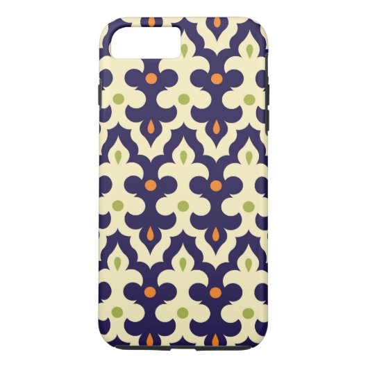 Damask paisley arabesque marokkanisches Muster mäd Case-Mate iPhone Hülle (Rückseite)