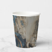 Damask - Papiergruppen Größe 236 ml Papiercup Pappbecher (Rechts)