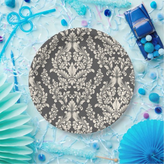 Damask Pappteller (Party)