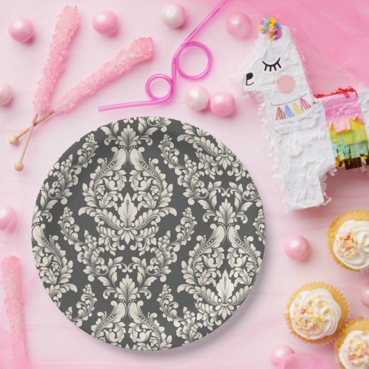 Damask Pappteller (Party)
