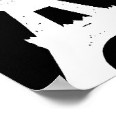 Damask Paris Seekarte Poster (Ecke)