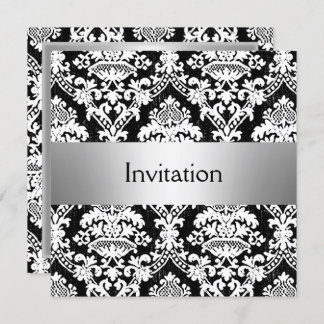 Damask-Party Einladung Save the Date