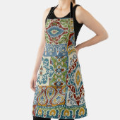 Damask Patchwork: Farbiges türkisches Vintag. Schürze (InSitu)