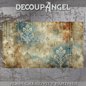 Damask Patina #1 Decoupage Seidenpapier