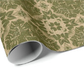 Damask Pattern Geschenkpapier (Rolleneckpunkt)