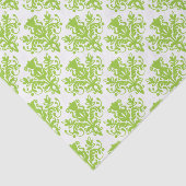 Damask Pattern - Marian Green Seidenpapier (Ausschnitt)