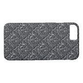 Damask Pattern Schwarzer Hintergrund-23961 Case-Mate iPhone Hülle (Rückseite (Horizontal))