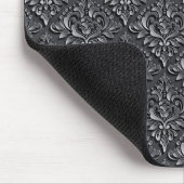 Damask Pattern Schwarzer Hintergrund-23961 Mousepad (Ecke)