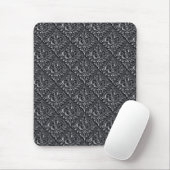 Damask Pattern Schwarzer Hintergrund-23961 Mousepad (Mit Mouse)
