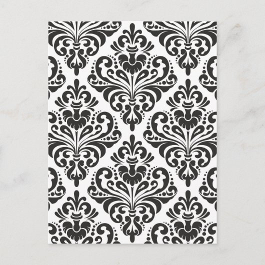 Damask Postkarte (Vorderseite)