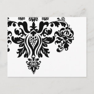 Damask Postkarte