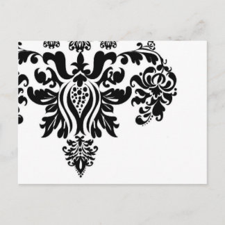 Damask Postkarte