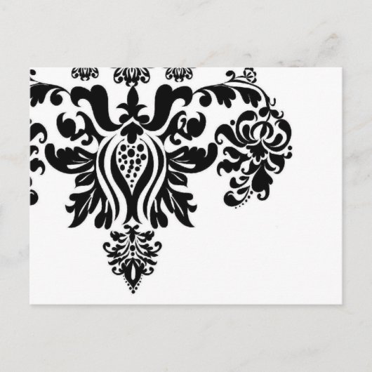 Damask Postkarte (Vorderseite)