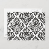 Damask Postkarte (Vorne/Hinten)