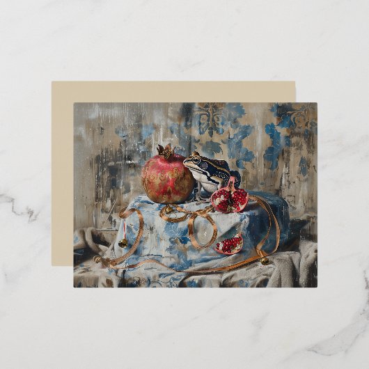 Damask - Postkarten verdecken (Vorderseite/Rückseite)