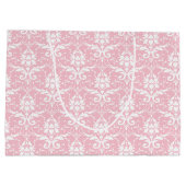 Damask Print Large Gift Bag Große Geschenktüte (Rückseite)
