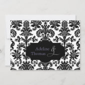 Damask Probe Dinner:Einladung Einladung (Rückseite)