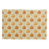 Damask Pumpkin Pattern Pillowcase Set Kissenbezug (Rückseite-Links)