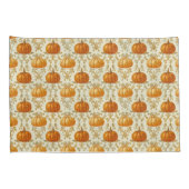 Damask Pumpkin Pattern Pillowcase Set Kissenbezug (Rückseite-Rechts)