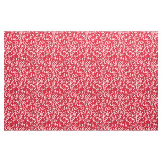 Damask Red Stoff (Yard (91,4 cm))
